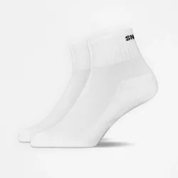 SNOCKS Retro Ankle Socks Uni, 2pcs White - 47-50