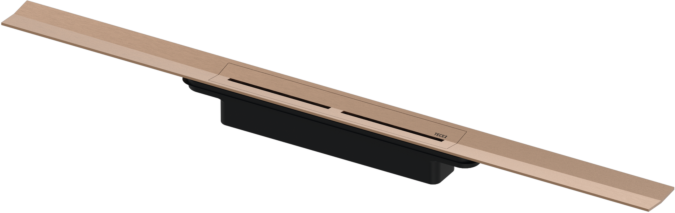 TECE drainprofile Duschrinne 671203 1200 mm, Brushed Red Gold / Rotgold gebürstet, Breite 55mm, PVD