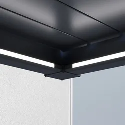 Weide Led Kit 10 Größe Graphitgrau Für Weide Wandpergola3.0 X 6.0 Meter