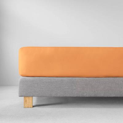 Bettlaken ESTELLA "Feinjersey", rot (apricot), L:200cm, Jersey, Obermaterial: 100% Baumwolle, Bettlaken, Bettlaken, Rundumgummi