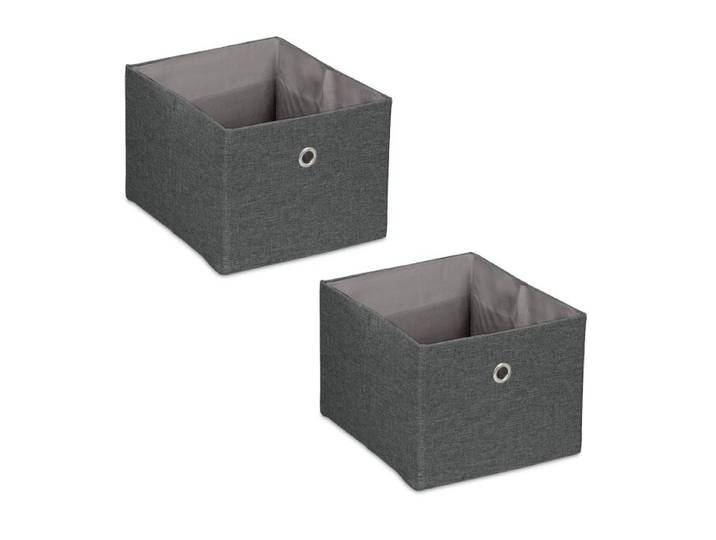 Relaxdays Aufbewahrungsbox im 2er Set