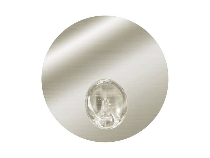 Kleine Wolke Static Hooks Wandhaken Chromfarbig 7.7 cm