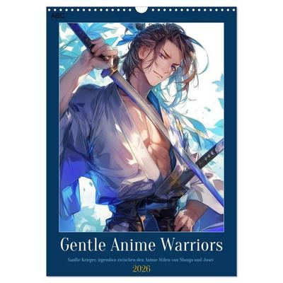 Gentle Anime Warriors (Wandkalender 2026 DIN A3 hoch), CALVENDO Monatskalender
