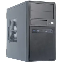 Chieftec CT-04B-350GPB MESH (mATX), PC Gehäuse, Schwarz