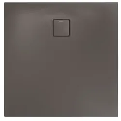 Kaldewei ALUVIA Duschwanne 325811111673 Rutschhemmend, Ablaufloch Ø 90 mm, 80 x 80 x 20 cm, warm grey 80