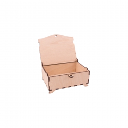 holzspielerei Basteltruhe - Rittertruhe Blanco 281037