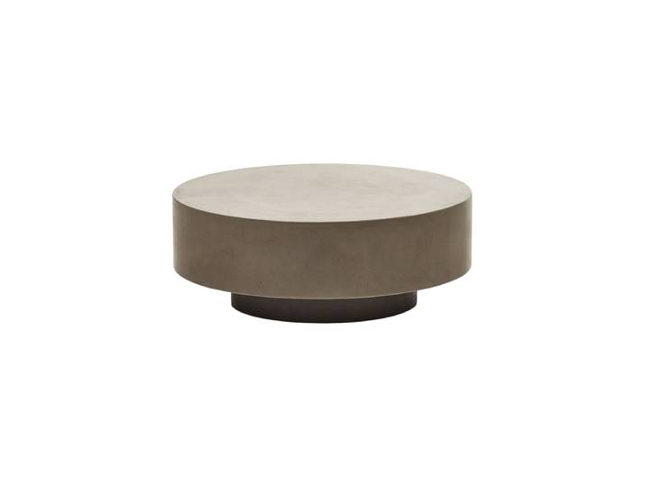 Runder, hochwertiger Outdoor Couchtisch „Garbeto“ Grau Kave Home