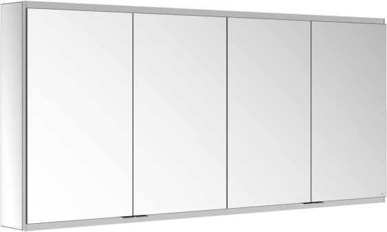 Keuco Royal Modular 2.0 Spiegelschrank 800401160100500 1600 x 700 x 160 mm, 2 Steckdosen, 2 Doppel-USB-Ladestellen, Wandvorbau, 4-türig