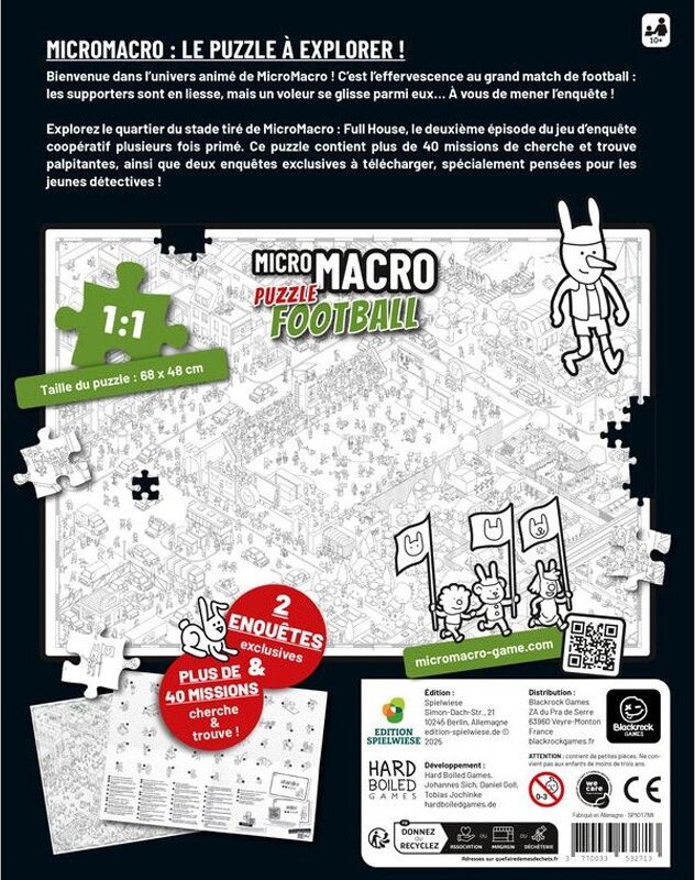 Edition Spielwiese Micro Macro Puzzle 500 pcs : Football