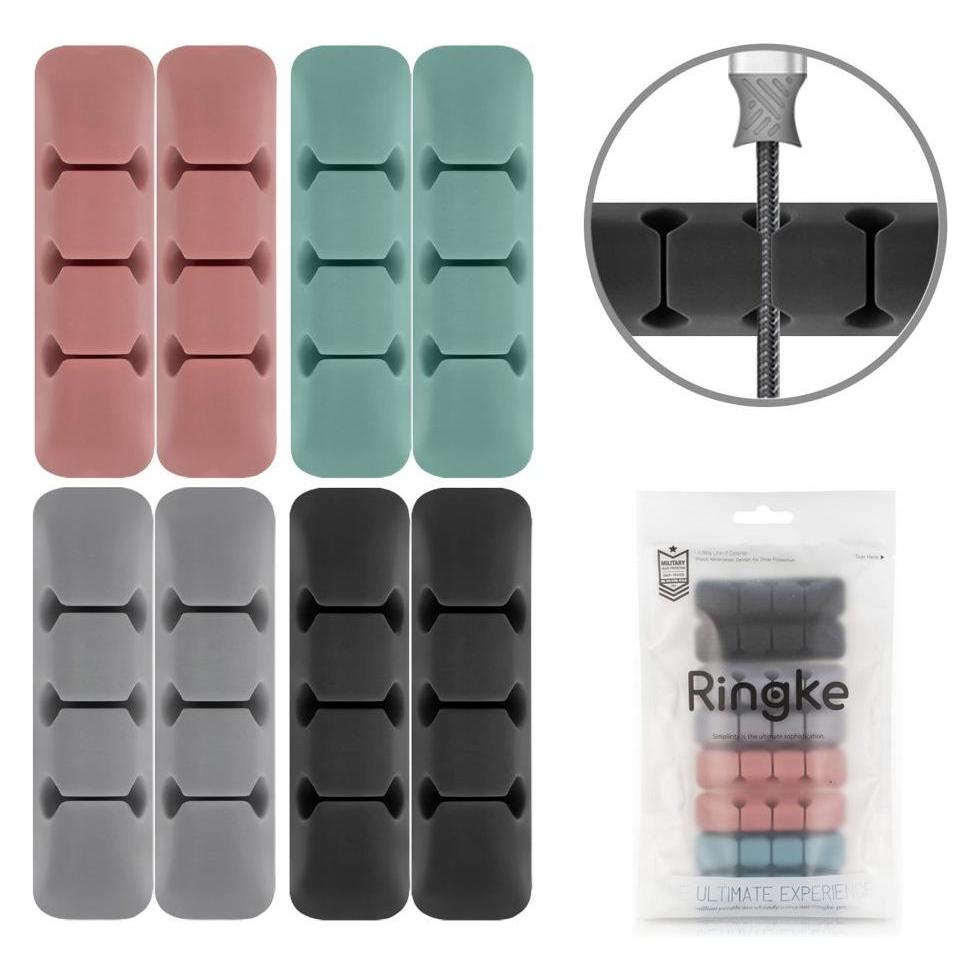Ringke - Cable Organizer (8 pack) - 3 x 8 Slots - Multicolor (56337144)