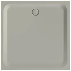 Bette quadrat Duschwanne „BetteUltra“ 1300 × 1300 mm ohne Oberflächenbeschichtung, ohne Oberflächenveredelung, ohne Wannenträger, in Stone