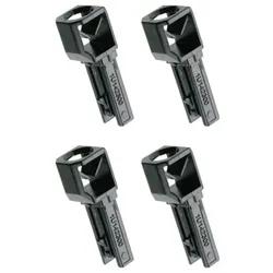 Hager Haubenturm-Oberteil UZ01A4 niedriges Niveau 4Stk.