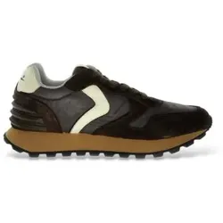 Voile blanche für Damen. 2018797 Ledersneaker Paris Power braun (46), Wohnung, Schnürsenkel, Lässig