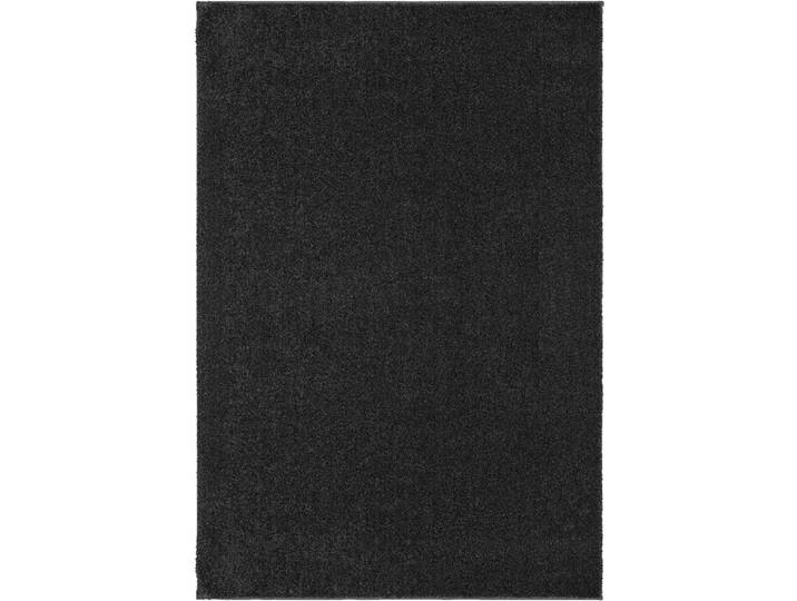 Tapis salon moderne poils courts, anthracite, 160 x 230 cm