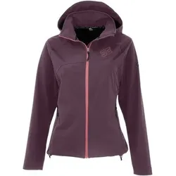 MAUL Damen Funktionsjacke Gaisspitze-Softshelljacke+Kap, Größe 38 in Lila Lila