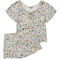 Tchibo - Shorty-Pyjama-Set - Damen - Gr. 38 - creme