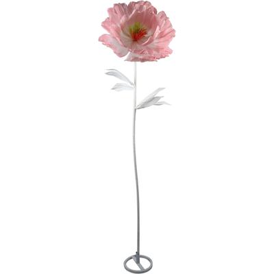 Dekofigur AM DESIGN "Mohnblüte aus Papier", rosa, B:40cm H:180cm T:40cm, Papier, Dekofiguren, handgefertigte Osterdekoration