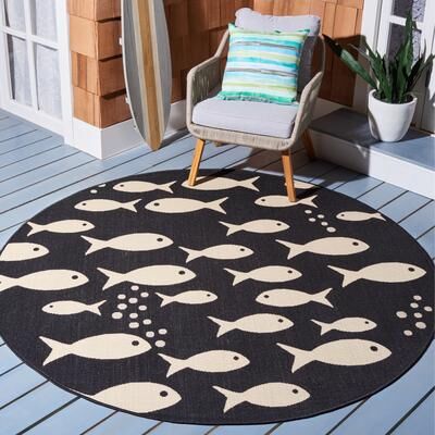 SAFAVIEH Courtyard Illa Indoor/ Outdoor Waterproof Patio Backyard Rug