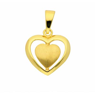 Kettenanhänger ADELIA´S "Anhänger 333 Gold ( 8K )", gold, Schmuckanhänger, Damen, Gold, Kettenanhänger, Goldanhänger