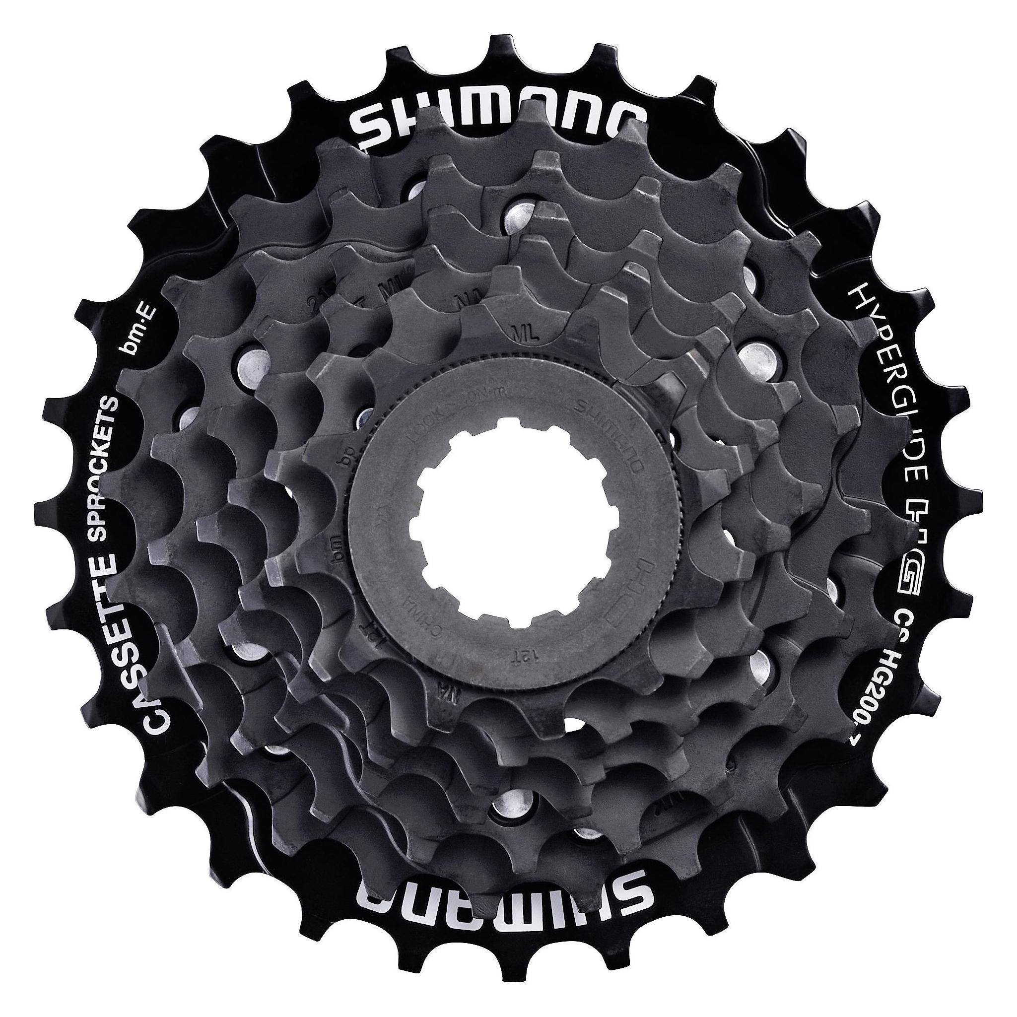 Shimano CS-HG200 Kassette 7-fach 12/14/16/18/21/24/28 Zähne (7-fach, 12-28) (E-CSHG2007228)