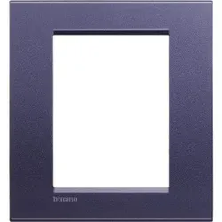 Legrand LNA4826CB Abdeckrahmen LIVINGLIGHT für Kompaktinstallation, 3+3 Module, Farbe: Club