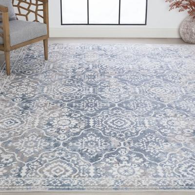 Alise Rugs Linx Glam Border Indoor Area Rug