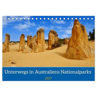 Unterwegs in Australiens Nationalparks (Tischkalender 2027 DIN A5 quer), CALVENDO Monatskalender