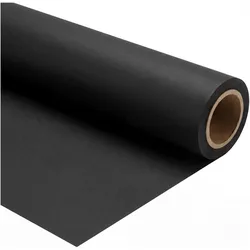 Walimex pro Hintergrundkarton 2,60x10m Fotohintergrund Backdrop Studio (260 cm), Hintergrundsystem, Schwarz