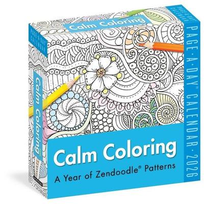 Calm Coloring Page-A-Day(r) Calendar 2026