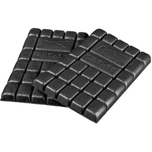 Kübler Kniepolster 8108, schwarz, DIN EN 14404, für Knietaschen, Schaumstoff, 1 Paar