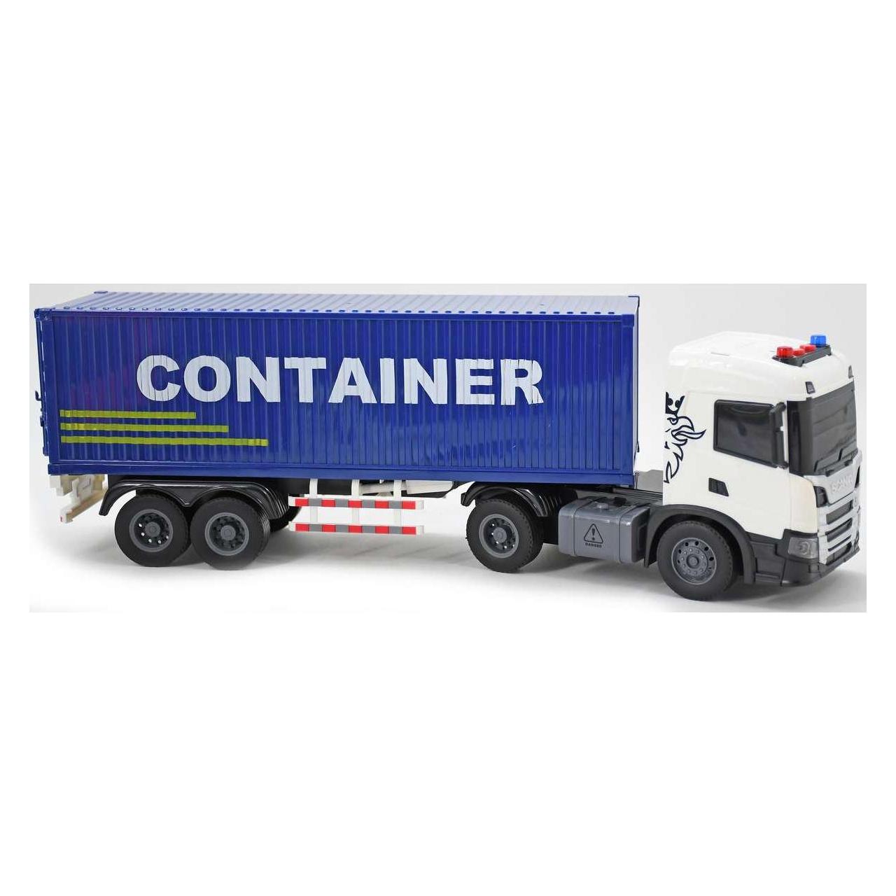 Toymax SCANIA lastbil m/container, lys & lyd, 41x9,5x14cm (520597)
