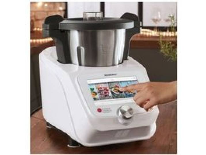 Robot de Cuisine - SilverCrest - Monsieur Cuisine Connect SKMC 1200 B2 - 1200W - 10 Fonctions - Blanc