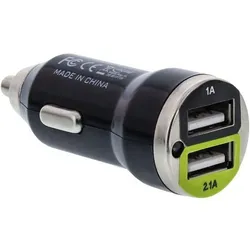 INLINE USB KFZ Ladegerät Stromadapter, 12/24VDC zu 5V DC/2,1A, Mini