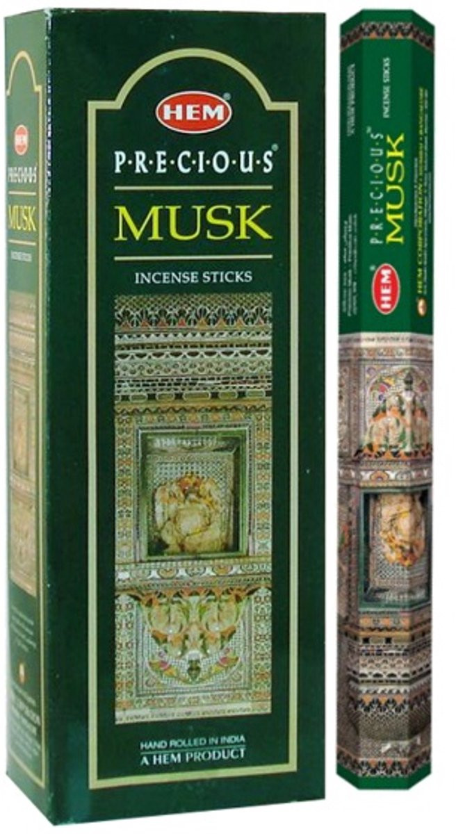HEM Wierook Precious Musk - Slof (6 pakjes/120 stokjes)