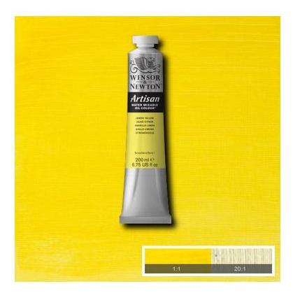 Winsor & Newton Artisan water mix oil 200ml lemon yellow 346 (200 ml) (1537346)