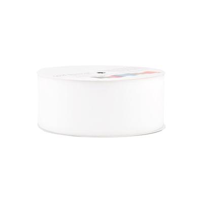 Creativery 50mm Samtband 5m Schleifenband Geschenkband Borten Stoffband Dekoband Weiß