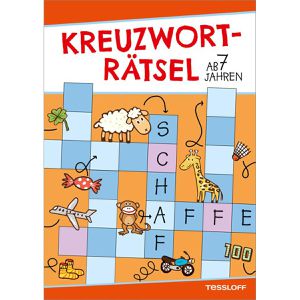 Tessloff Spielbuch 378863942, Kreuzworträtsel (Rot/Schaf), ab 7 Jahre, Beschäftigungsbuch