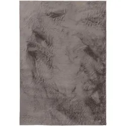 benuta Basic - Kunstfell-Teppich Furry Grau 120x170 cm