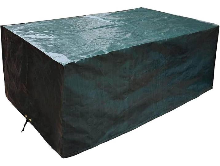 Outdoor-Möbel-Set Abdeckung wasserdicht winddicht rechteckig 280x204x106cm Grün