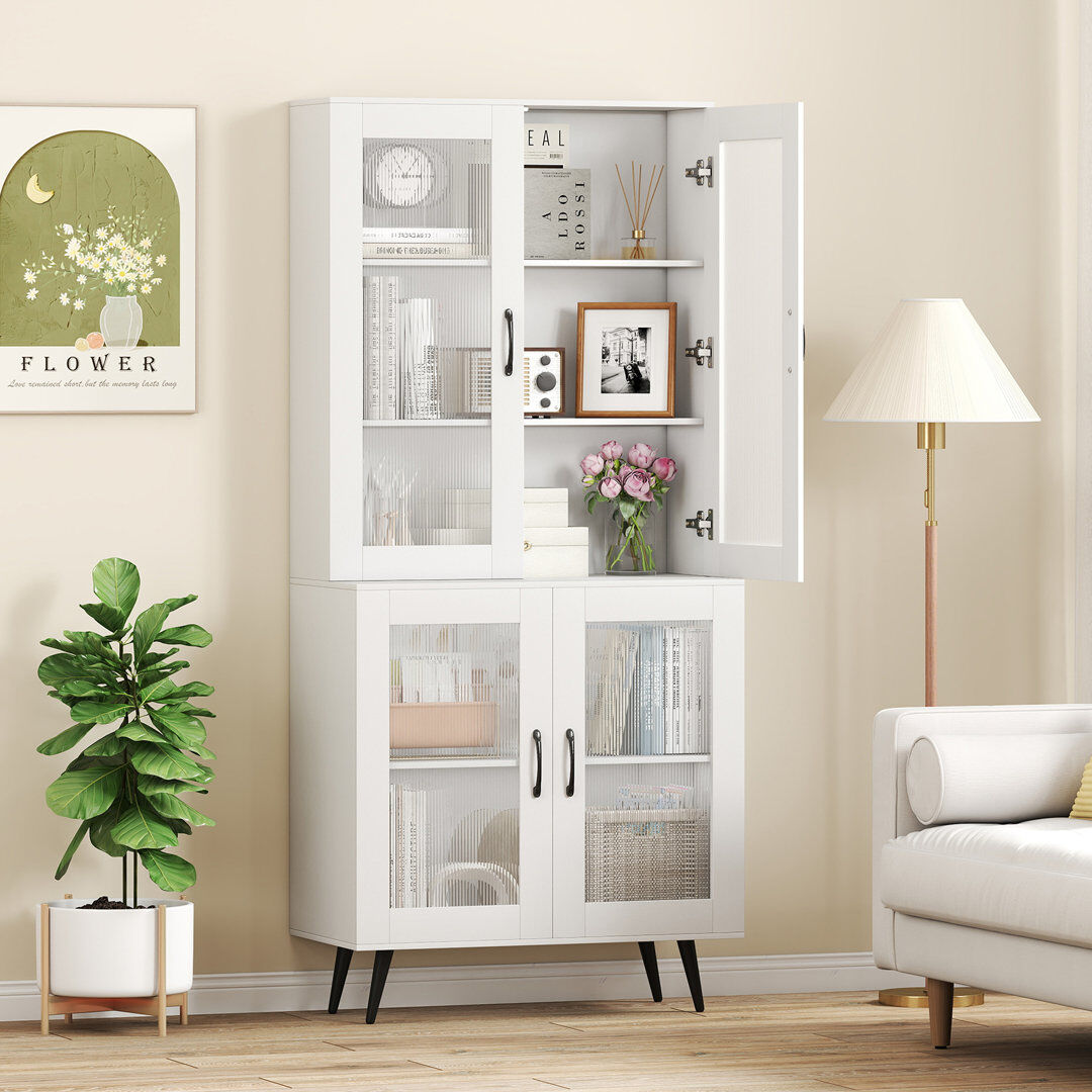 17 Stories 178 cm H Standard Pantry / Tall Cabinet 178cm H X 80cm W X 40cm D