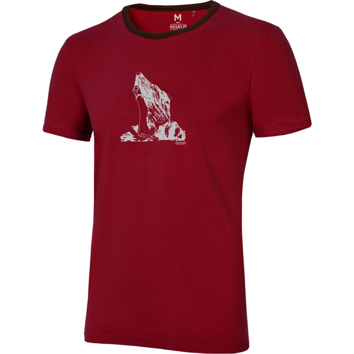 Ocun Classic T Organic Men Airwolf wine syrah S 05028-S
