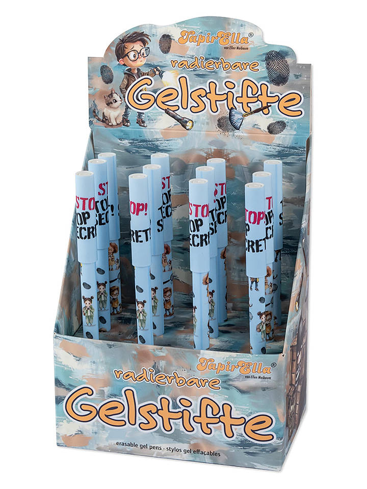 Lutz Mauder Radierbare-Gelstifte "Detektiv" - ab 3 Jahren - onesize