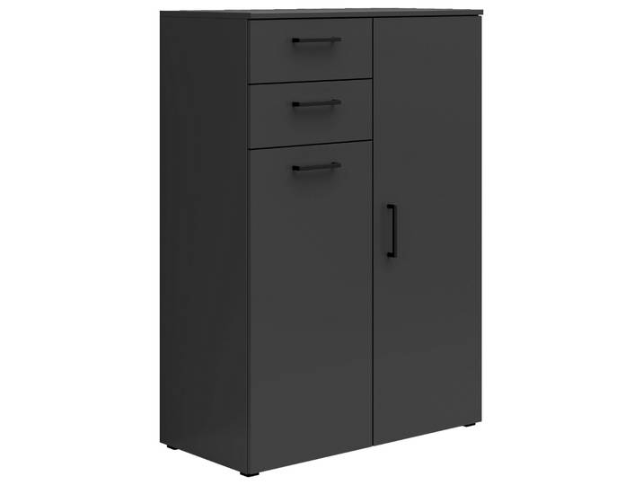 Carryhome Kommode MULTISTAURAUM, Graphit, Holznachbildung