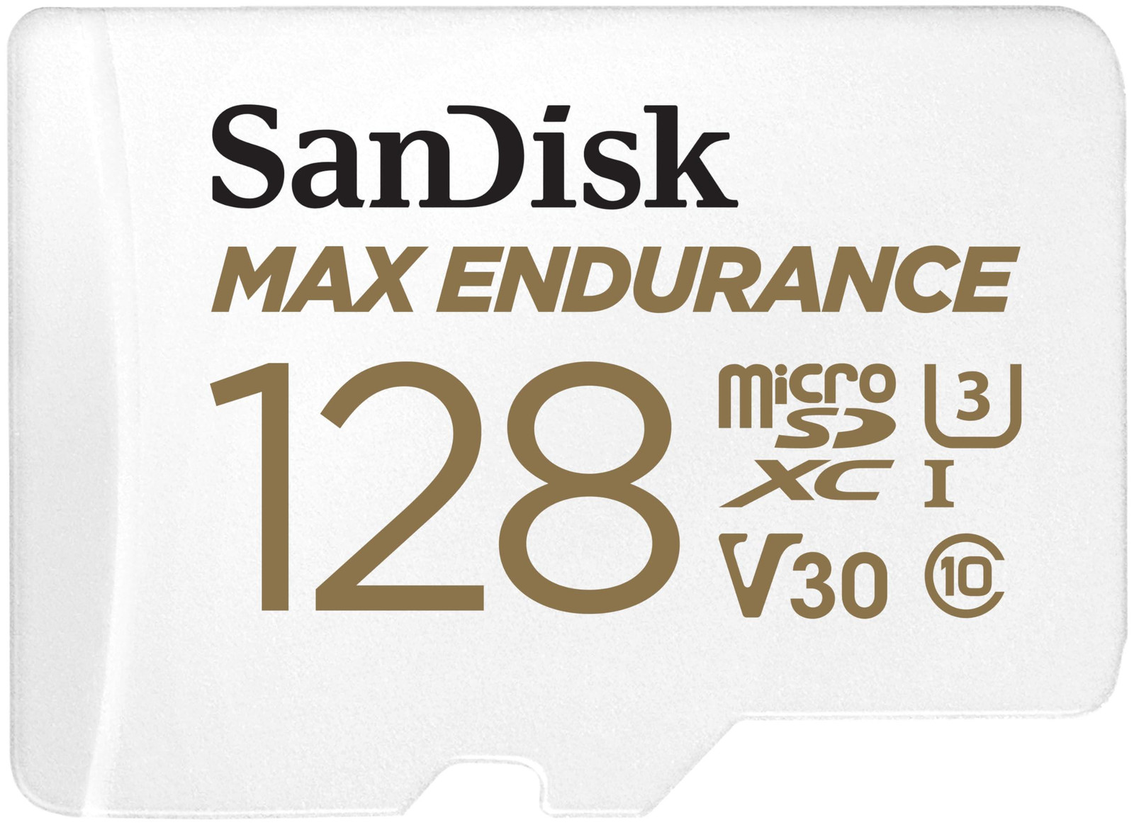 SanDisk Max Endurance microSDXC UHS-I Flashgeheugenkaart met SD-adapter - 128 GB - Video Class V30 / U3 / Class10