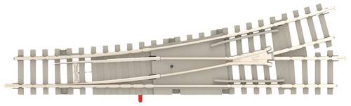 MiniTrix T14538 N Gleis Weiche, links, Betonschwelle 112.6mm 15° 1St.