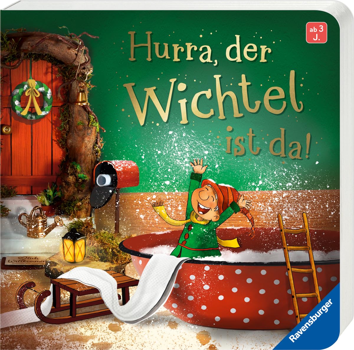 Schuld, Kerstin M. - Hurra, der Wichtel ist da! Mein Wichteltür-Buch (Weihnachtswichtel, Wichtelbrauch, Weihnachtsgeschenk, ab 3 Jahre): Mein Wichteltür-Buch - Preis vom 18.10.2026 19:22:15 h