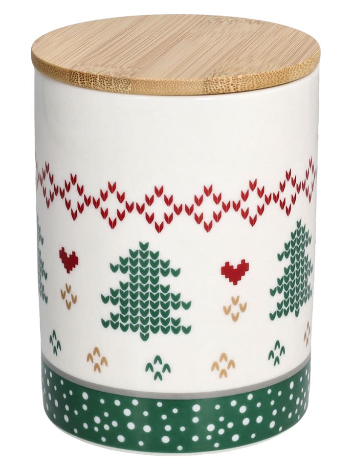 Tognana Vorratsbehälter ''Let it snow'' in Weiß/ Grün - 600 ml - onesize