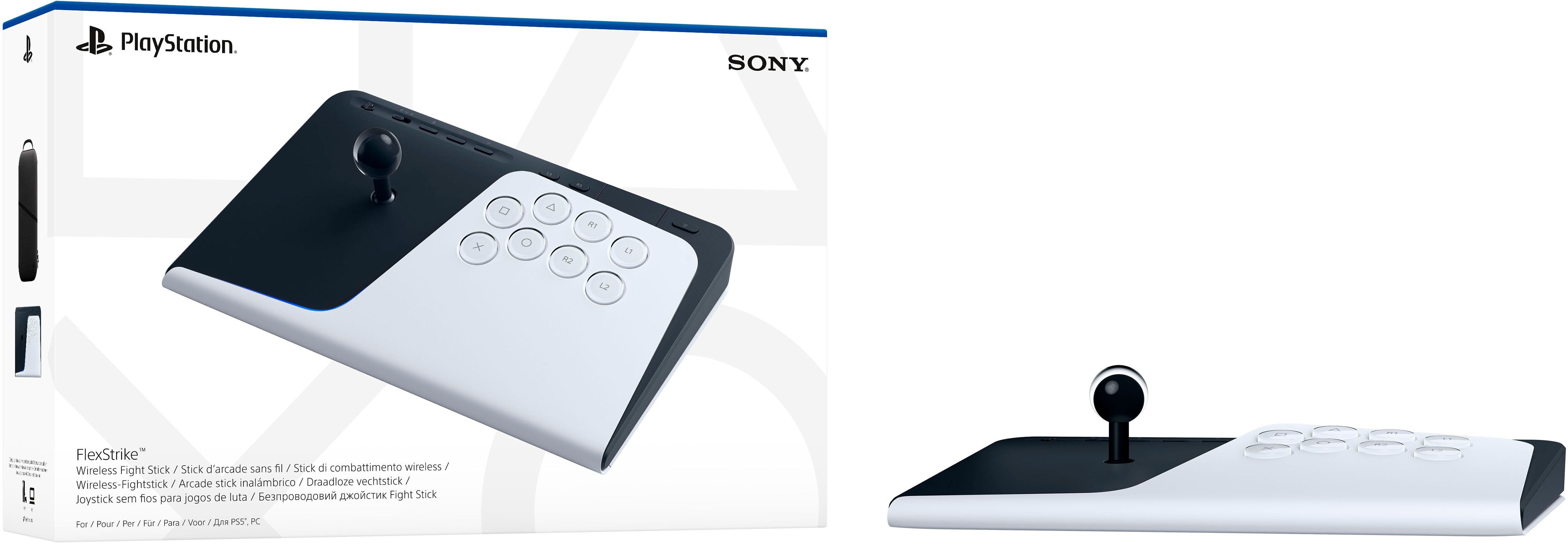 PLAYSTATION 5 PlayStation-Controller "FlexStrike Wireless-Fightstick", schwarz, weiß, B:35,9cm H:22,8cm T:8,7cm, Spielecontroller, PlayStation-Controller