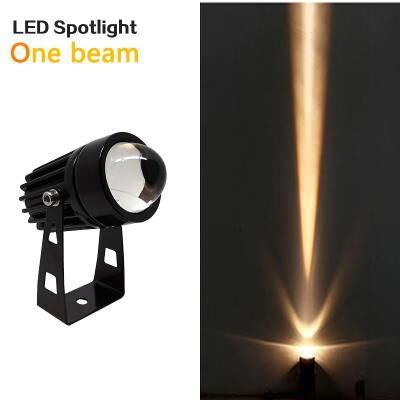 Multisell Products Hub RGB Landscape Lighting, Waterproof One Beam Light, Red Green Blue Wall Light warm White 12w