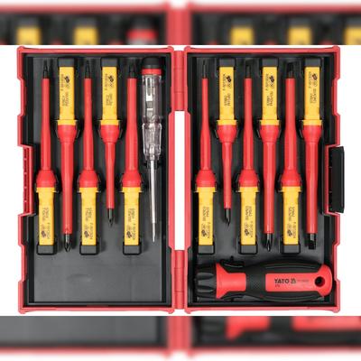 Yato VDE-Schraubendreher-Set mit Wechselklingen, 13-tlg.